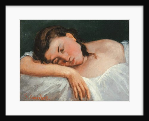Young Girl Asleep, 1847 by Gustave Courbet