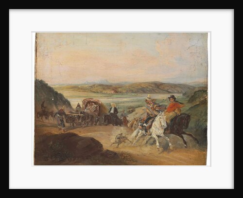 The Road from Santiago to Valparaiso by Johann Moritz Rugendas