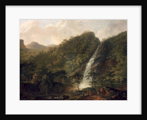 View of Powerscourt Waterfallon by George the Elder Barret