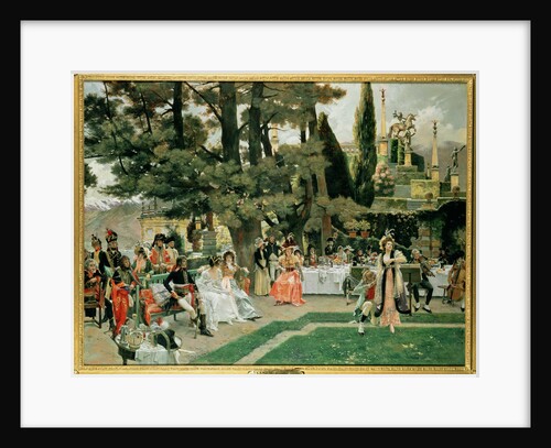 The Reception for Napoleon I on the Isola Bella in the 5th Year of his Reign by Francois Flameng