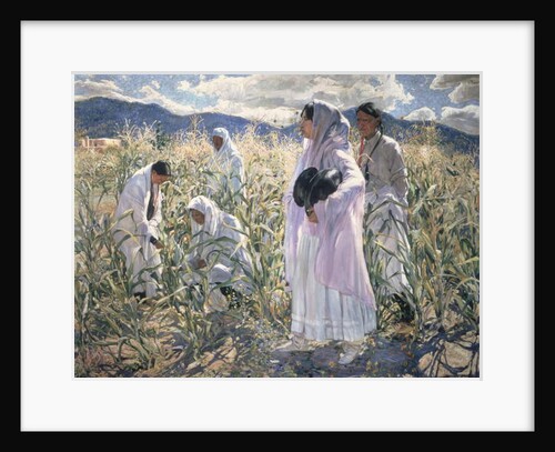 Indian corn, Taos by Walter Ufer