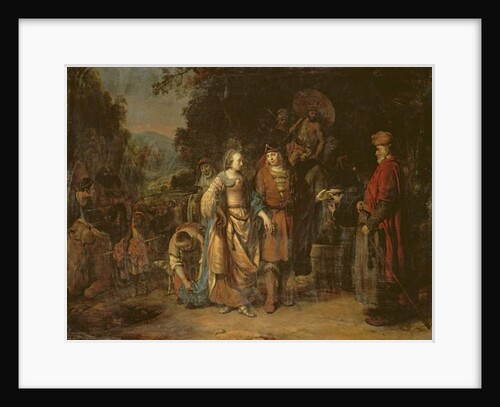 Isaac and Rebecca by the Well of Lahai-roi by Gerbrandt van den Eeckhout