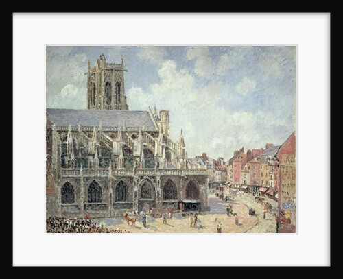 The Church of St Jacques in Dieppe, Morning Sun, 1901 by Camille Pissarro