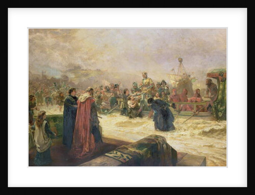England's Welcome to Henry V after Agincourt, 1880 by Robert Alexander Hillingford