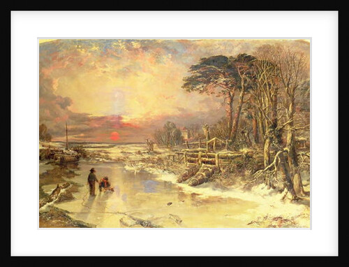 Winter Scene on the Thames, 1846 by Charles Branwhite