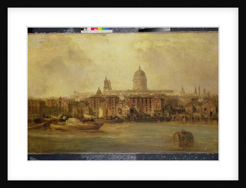 The Thames Near Blackfriars by James Webb