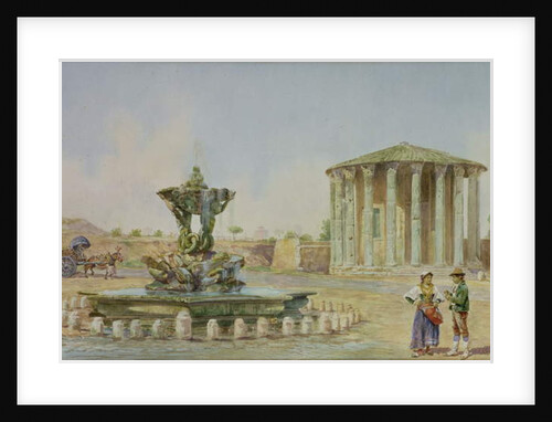 The Temple of Vesta in Rome by Antonio Colli