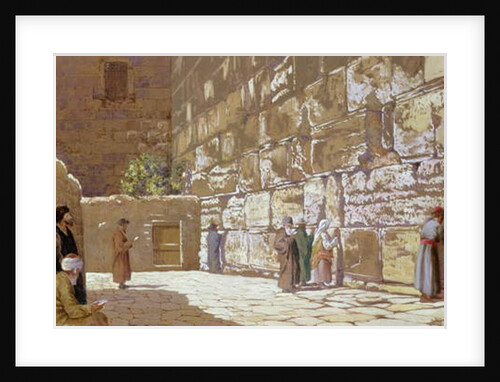 The Wailing Wall, in Jerusalem, 1872 by Charles Robertson