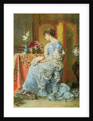 Indecision, 1884 by Agapit Stevens