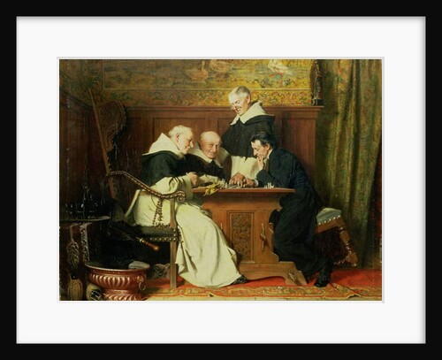 The Chess Players by Ture Nikolaus Cederstrom