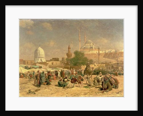 Outside Cairo, 1883 by Cesare Biseo