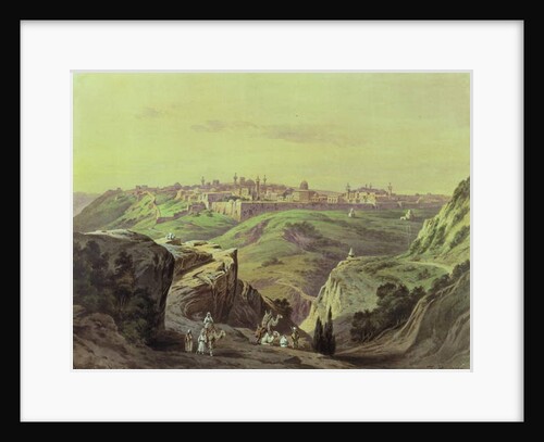 View of Jerusalem by Friedrich Perlberg