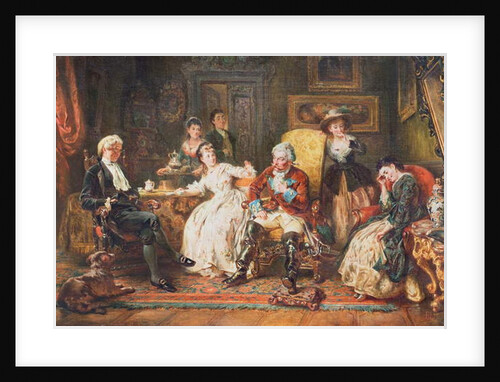 Baron Munchhausen Relating His Adventures by Robert Alexander Hillingford