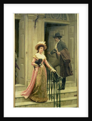 My Next-Door Neighbour, 1894 by Edmund Blair Leighton
