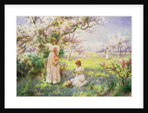 Spring: Picking Flowers, 1898 by Alfred Jr. Glendening