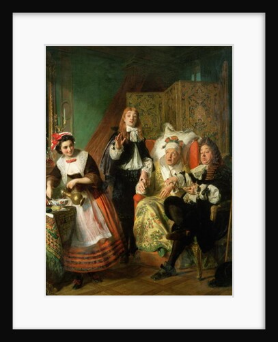Le Malade Imaginaire, 1861 by Abraham Solomon