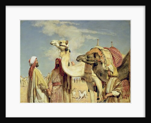 Greetings in the Desert, Egypt 1855 by John Frederick Lewis