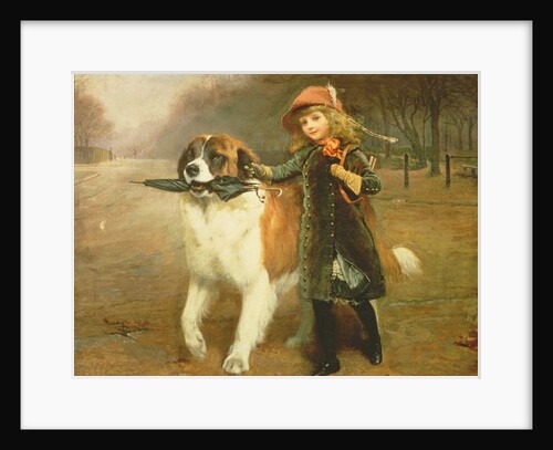 Off to School, 1883 by Charles Burton