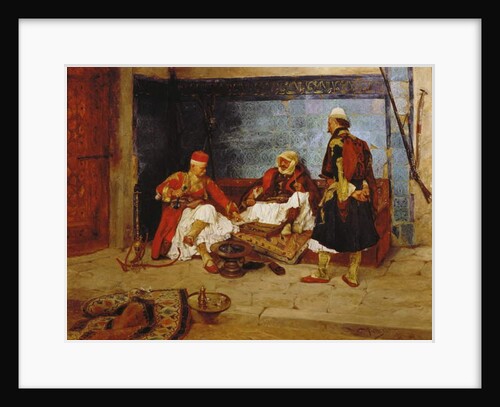 Backgammon, 1890 by Rudolf Otto Ritter von Ottenfeld
