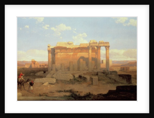 The Ruins of the Smaller Temple at Baalbeck by David Roberts