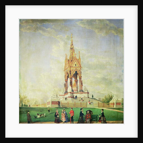The Albert Memorial, in London, 1887 by Edwin Frederick Holt
