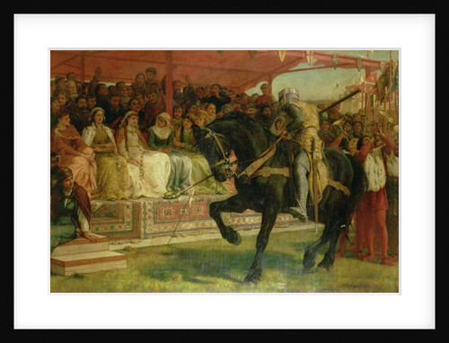 The Queen of the Tournament, 'Ivanhoe' by Frank William Warwick Topham