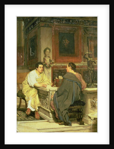 The Discourse; A Chat by Lawrence Alma-Tadema