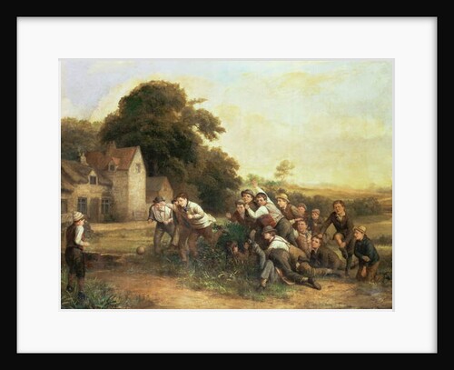 The Football Game by Thomas Webster