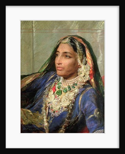 Portrait of Rani Jindan Singh, In An Indian Sari by George Richmond