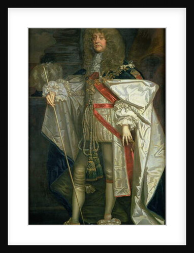 Portrait of Henry Jermyn Earl of St. Albans Wearing Garter Robes by Peter Lely