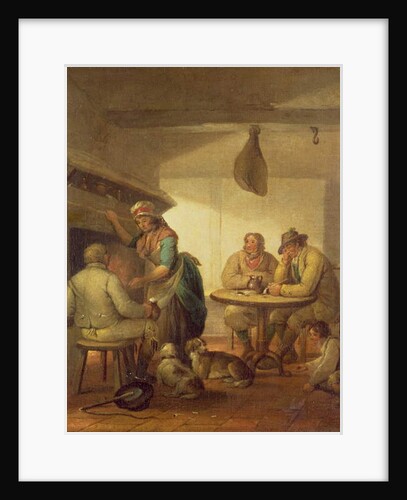 Country Folk By An Inn Fire, 1796 by George Morland