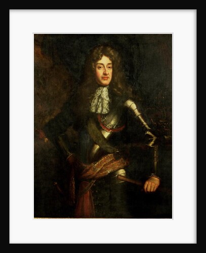 Portrait of King James II In Armour by Godfrey Kneller
