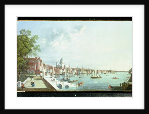 The Thames From Somerset House, Looking Downstream by William James