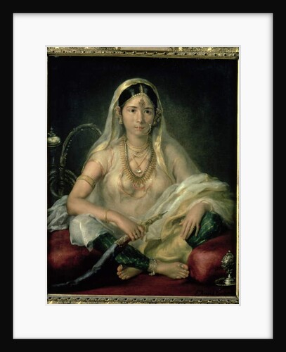 Portrait of a Mogul Lady, 1787 by Francesco Renaldi