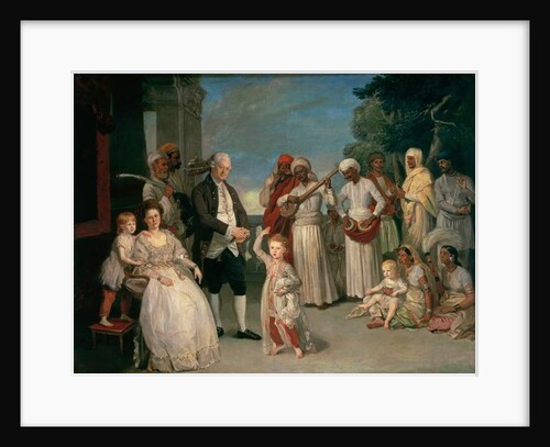 Sir Elijah and Lady Impey and Their Three Children by Johann Zoffany