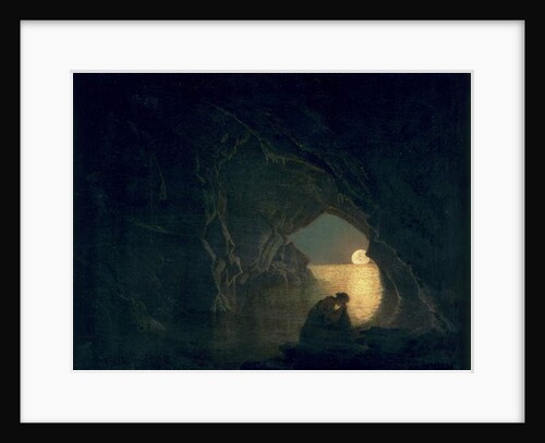 A Grotto With the Figure Of Julia, 1780 by Joseph Wright of Derby