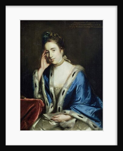 Portrait of Charlotte Walsingham, 1760 by Joshua Reynolds