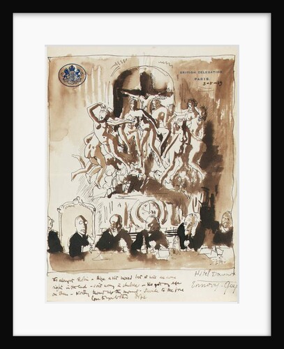 At the Peace Conference, Paris by William Orpen