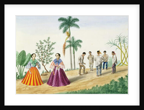 Filipinos Playing Football by Jose Honorato Lozano