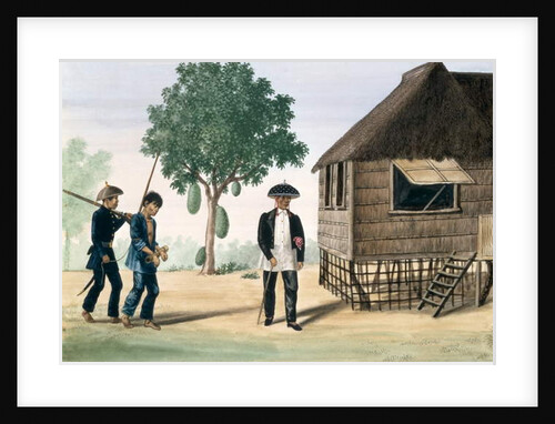 A Prisoner led off by a Policeman and a Councillor by Jose Honorato Lozano