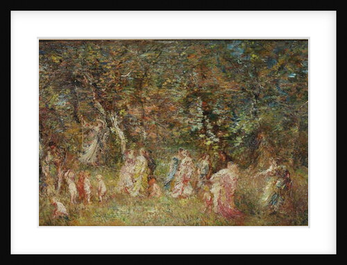 The Swing by Adolphe Joseph Thomas Monticelli