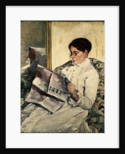 Reading Le Figaro, 1878 by Mary Stevenson Cassatt