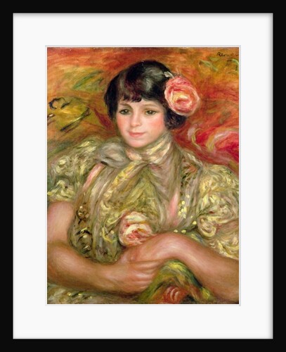 Woman with a Rose, 1900 by Pierre Auguste Renoir