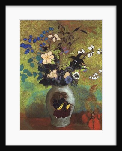 Fleurs Exotiques dans une Potiche by Odilon Redon