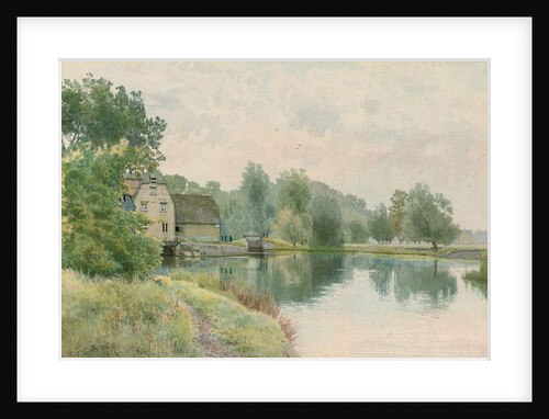 Houghton Mill on the River Ouse, 1914 by William Fraser Garden