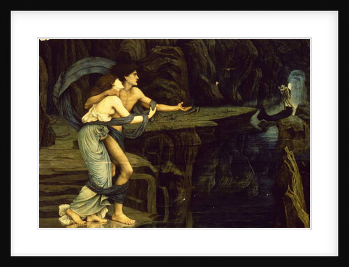 Orpheus and Eurydice on the Banks of the River Styx, 1878 by John Roddam Spencer Stanhope