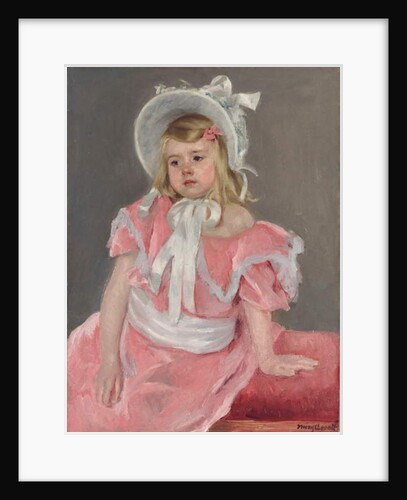 Sara Seated, Leaning on her Left Hand by Mary Stevenson Cassatt