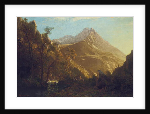 Wasatch Mountains by Albert Bierstadt