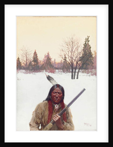 Hunter, 1899 by Henry Francois Farny