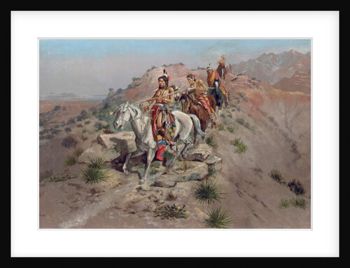 On the Warpath, 1895 by Charles Marion Russell